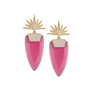 Barbie pink earrings