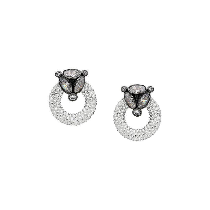 Sterling Silver stud earrings designed by MAHISA NIKVAND