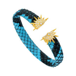 Turquoise blue bracelet.