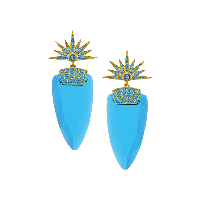 Limited Edition Blue Earrings.